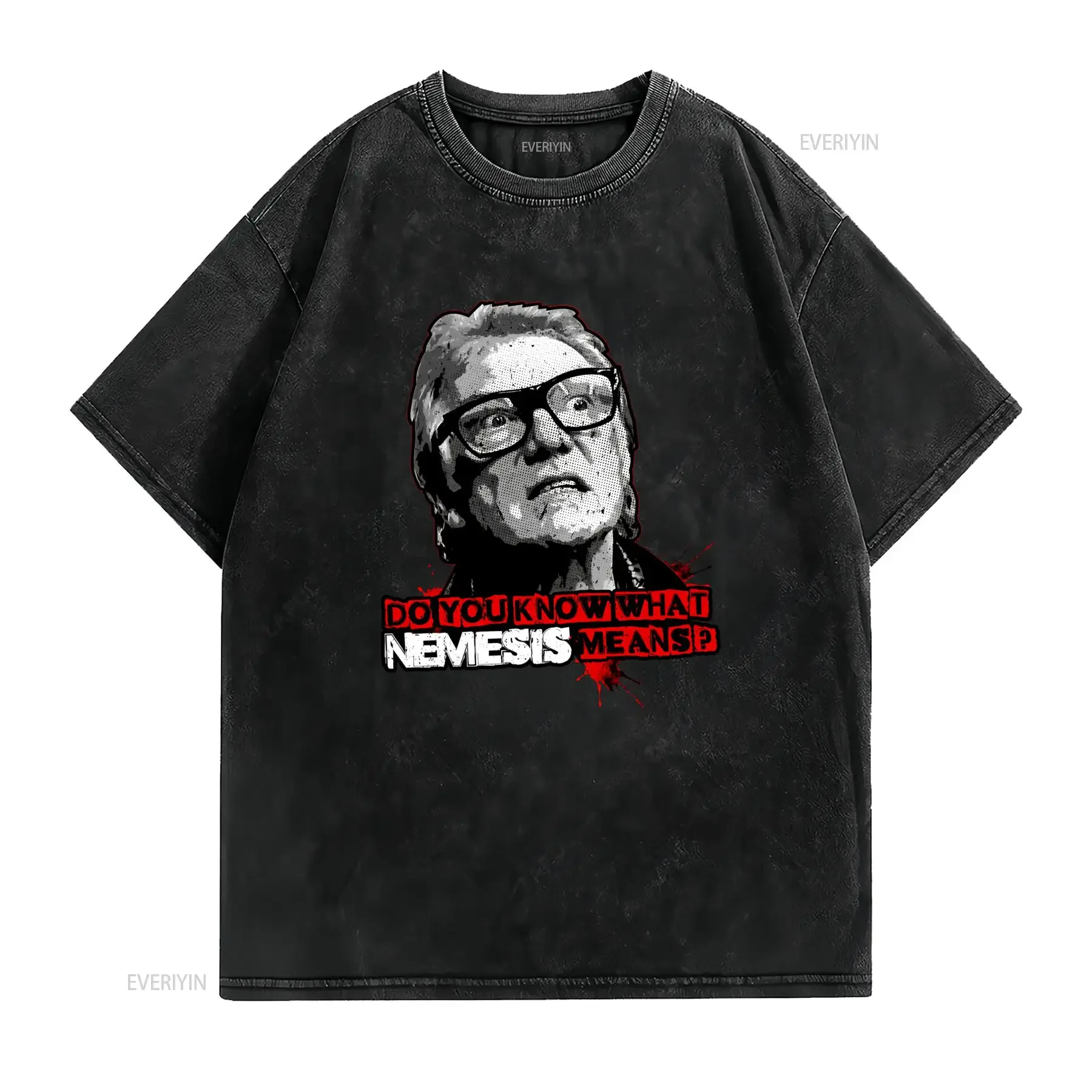 Men'S Brick Top Nemesis Snatch Movie Quote T Shirt Do You Know What Means with Iconic Film Face Print Red Casual Round vintage