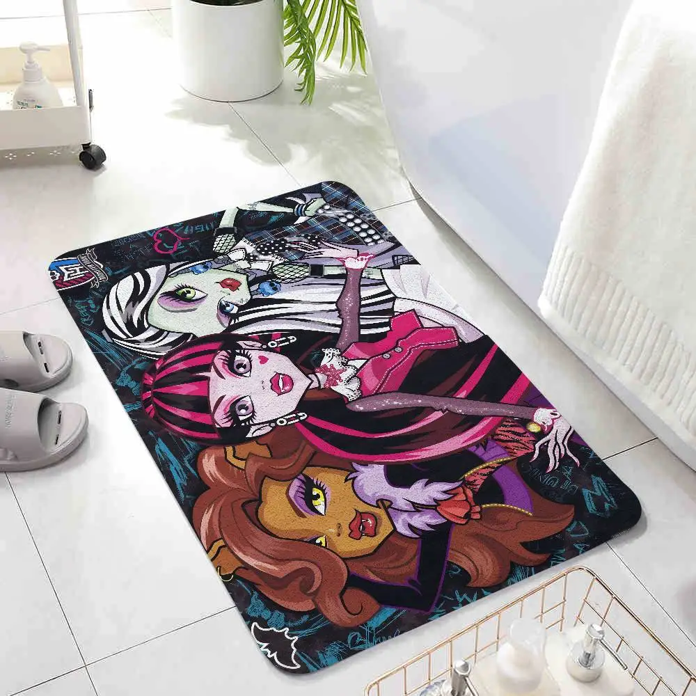 Anime-E-MonsterS Floor Mats Home Laundry Rug Carpet For Living Room Decor Lounge Area Anti-slip Foot Mat Entrance Doormat view 4