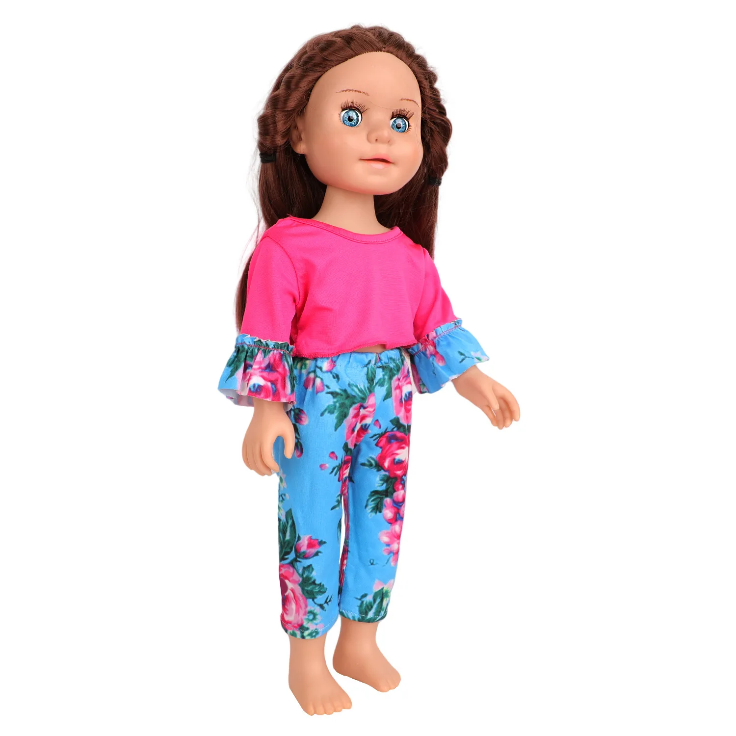 Jupe florale de Yoga pour poupée de 18 pouces, accessoires de renaissance, sport d'été, impression de dessin animé, vêtements décoratifs mignons à la mode, nouvelle collection