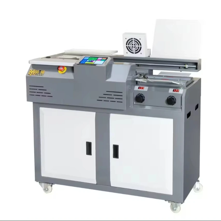 Professional design Credible Reliable 83A hot melt book paper printing binding machine