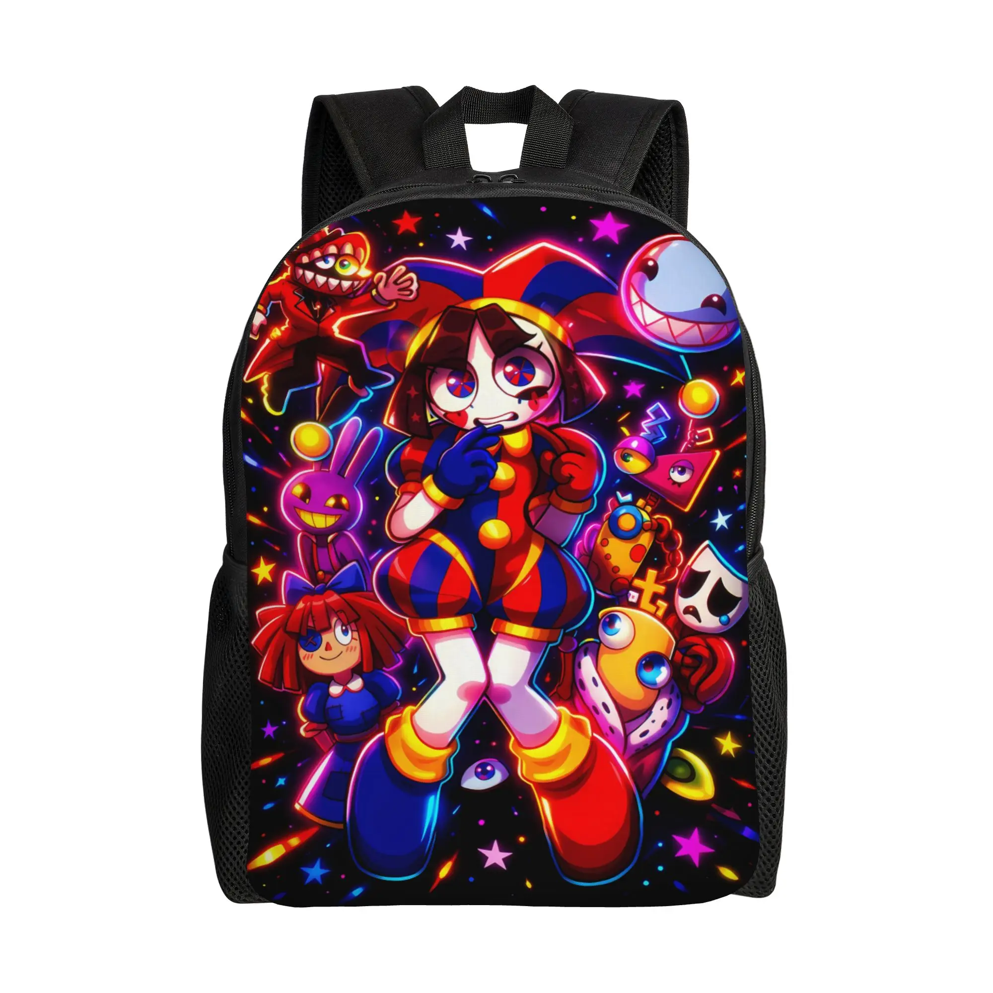 Jax Cartoon Digitals Circus Thermal Backpack  Boy Polyester Trekking Backpacks Pattern Aesthetic High School Bags Rucksack