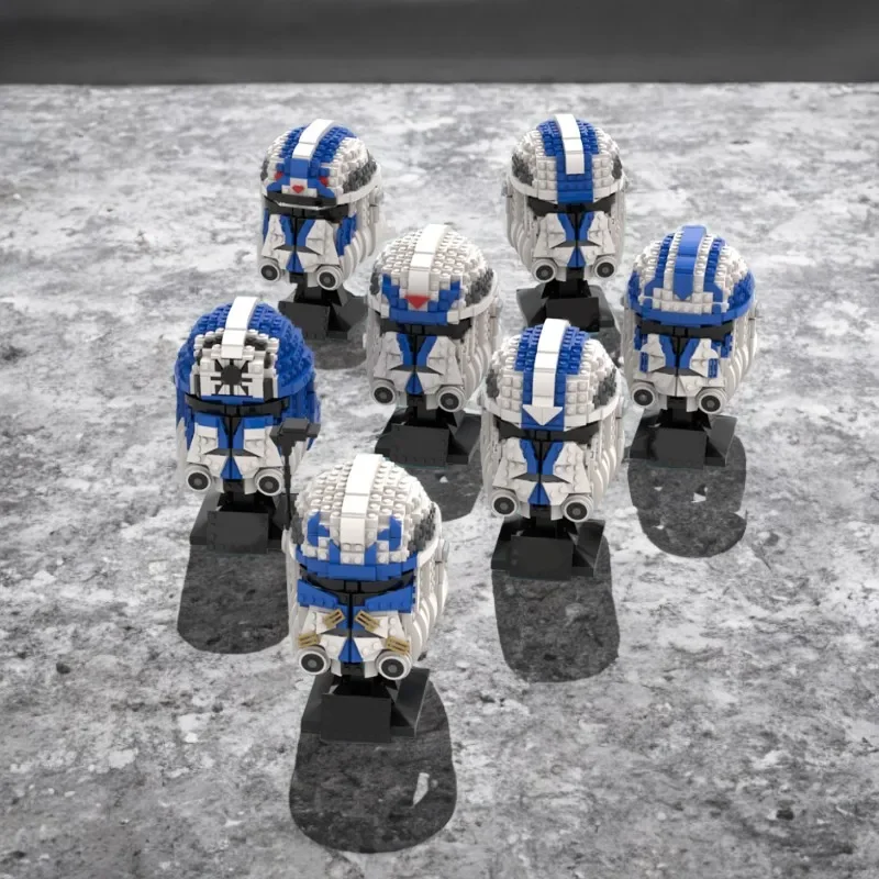 

4533 шт., звездное тестовое MOC 501st Legion, клон-солдат, шлем со съемным респиратором, модель «сделай сам», строительные блоки, игрушки на день рождения, подарок
