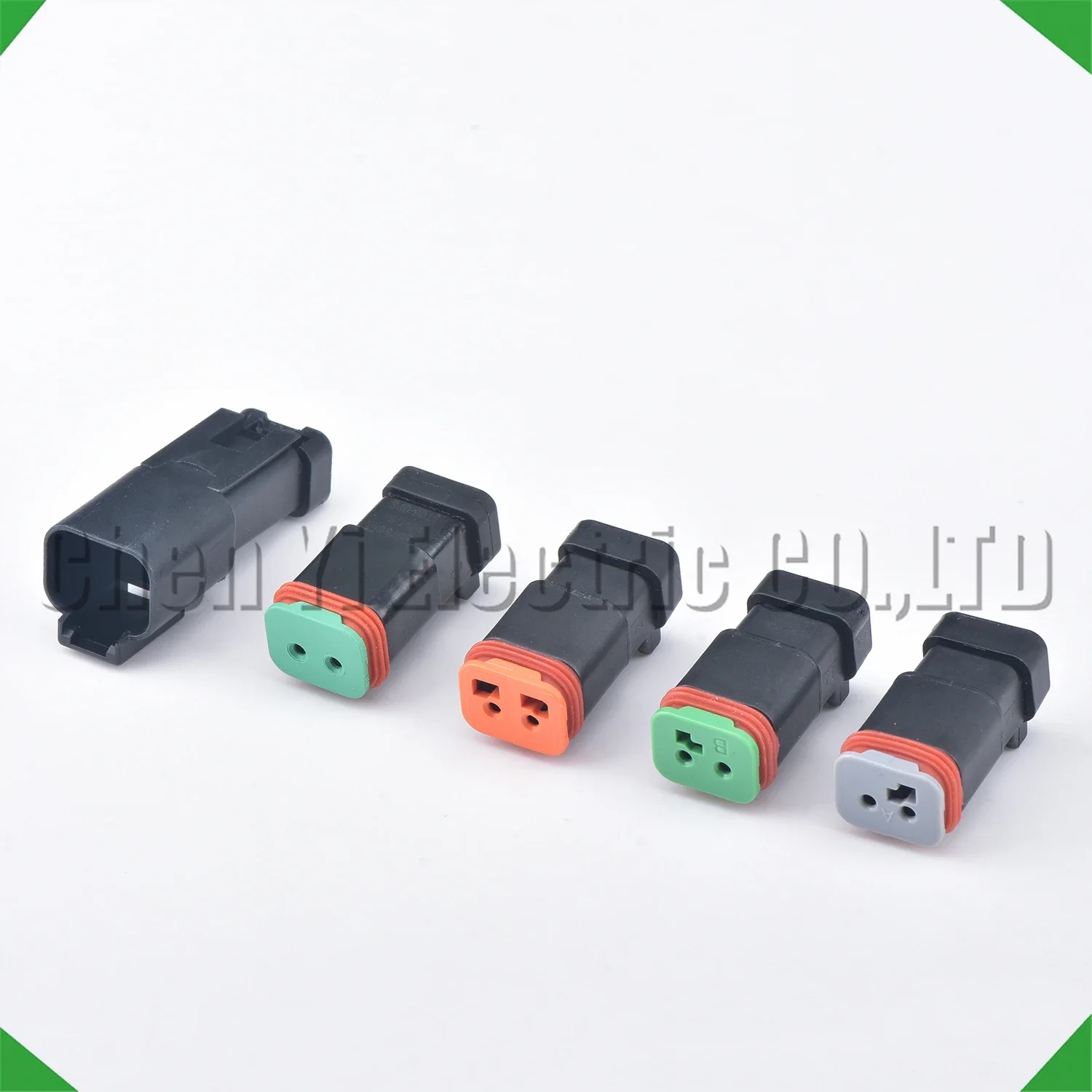 2 Pin Auto Waterproof Connector excavator headlight light Wire Harness pigtail Plug For Deutsch DT06-2S DT04-2P A B C D 4 types