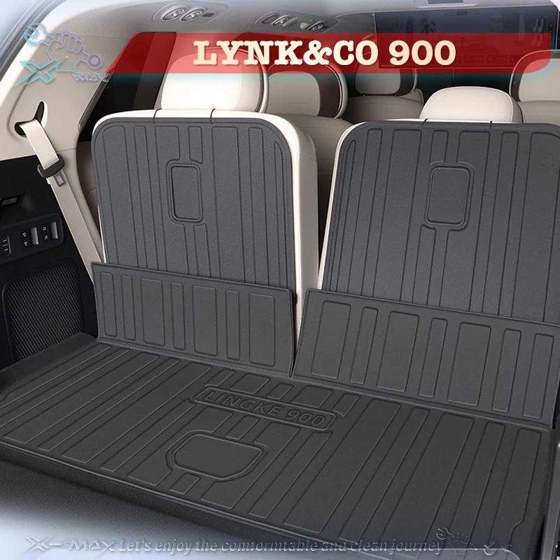 

Для LYNK & CO 900 2025 TPE индивидуальный коврик для багажника автомобиля всесезонный коврик для багажника 3D-образный лазерный измерительный коврик для багажника Защитный коврик для багажника