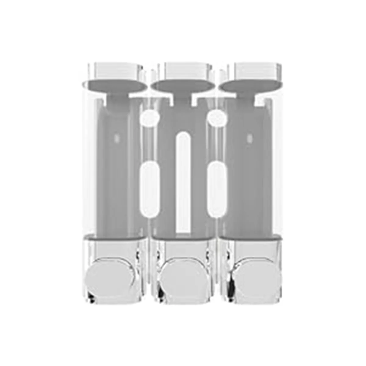 HOT 3-in-1 Chamber Wall Mounted Bathroom Shower Pump Dispenser and Organizer-Holds Shampoo, Soap, Conditioner,Body Wash