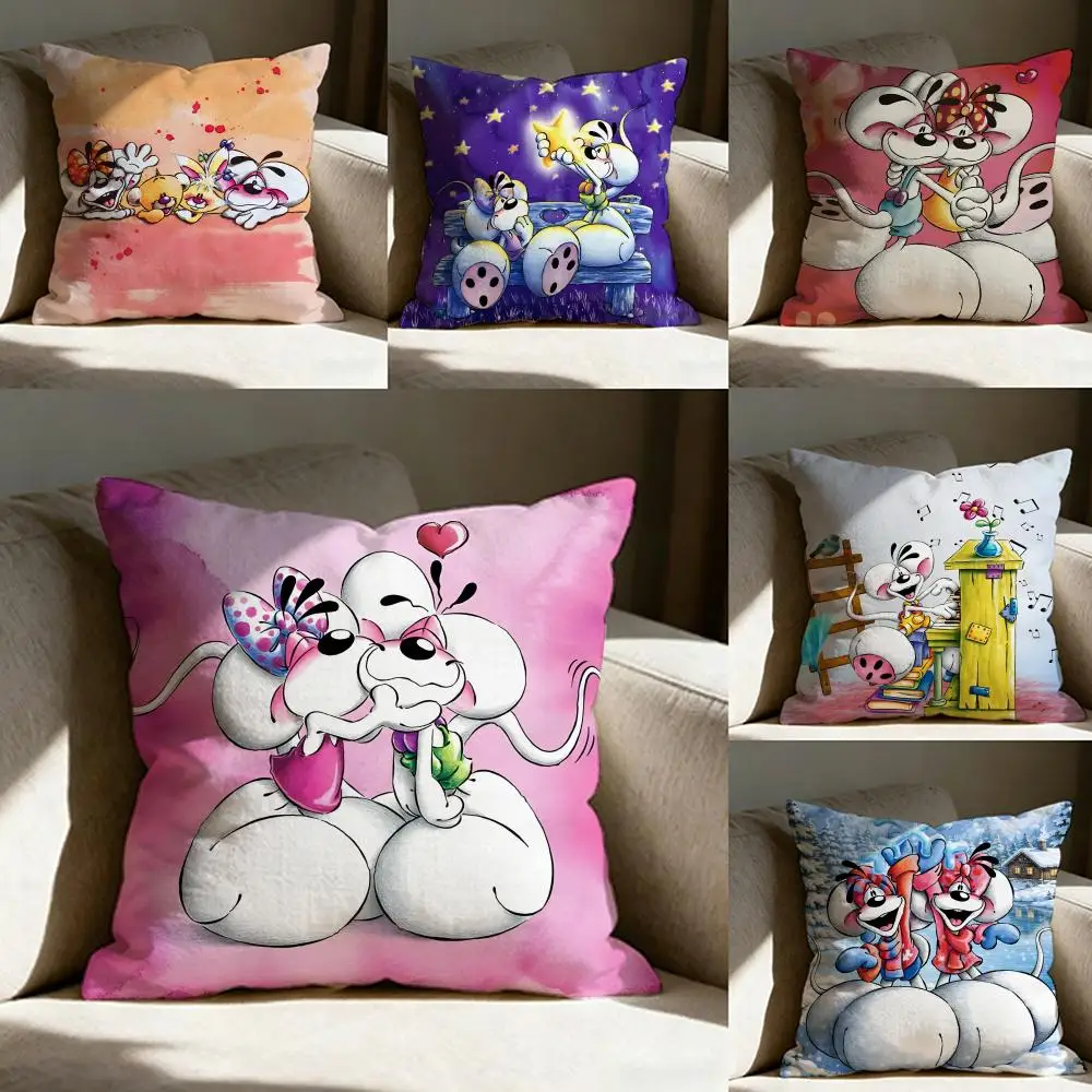 D-diddl Singer Pillow Case Pillowcase, Double-sided Printed, Sofa Cushion, Bedroom Headboard Pillow