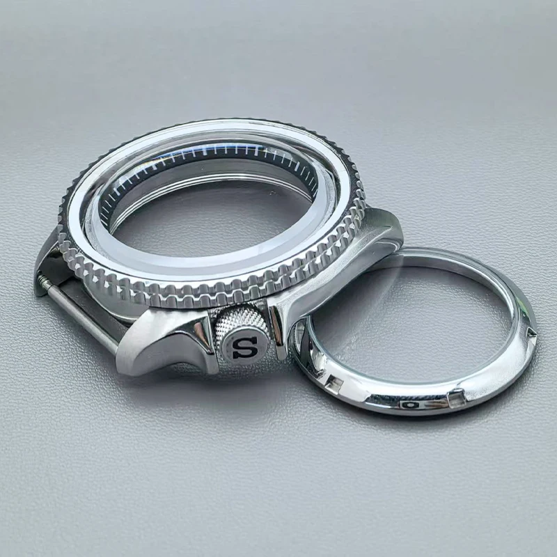 

Mod 40mm SKX007 SRPD Watch Case Transparent Back Cover Fits NH35 NH36 4R 7S Movement Sapphire Glass Watch Cases Refitting Parts