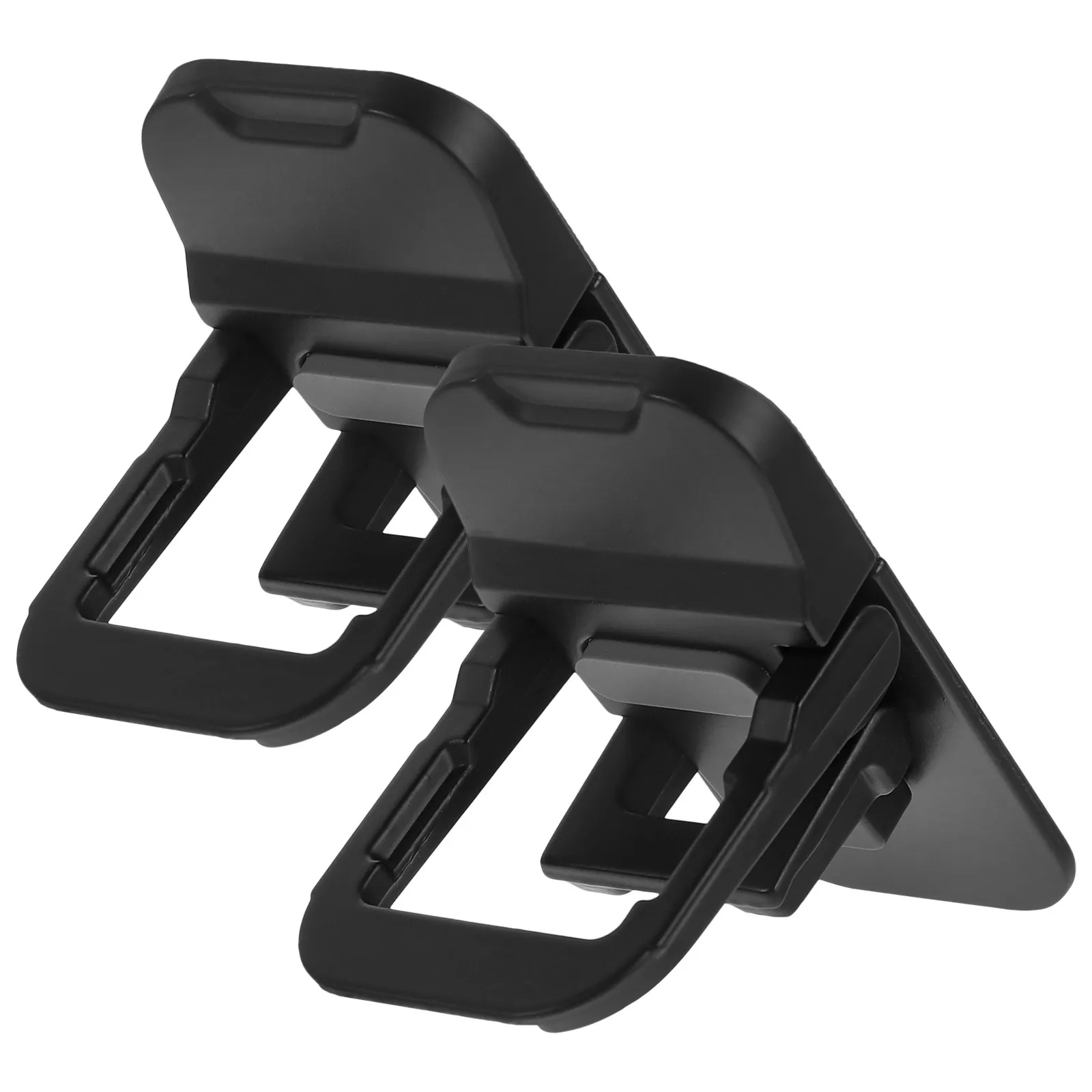 2Pcs Ergonomic Laptop Stand Aluminum Alloy Adjustable Height Portable Cooling Pad with Anti-Slip Feet for Notebook Laptop Stands