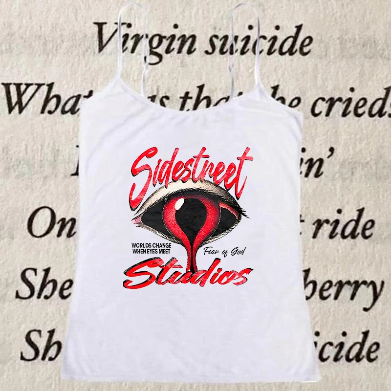 

Модная уличная повседневная футболка с короткими рукавами, креативный укороченный топ с буквенным принтом, персонализированные ретро и универсальные футболки