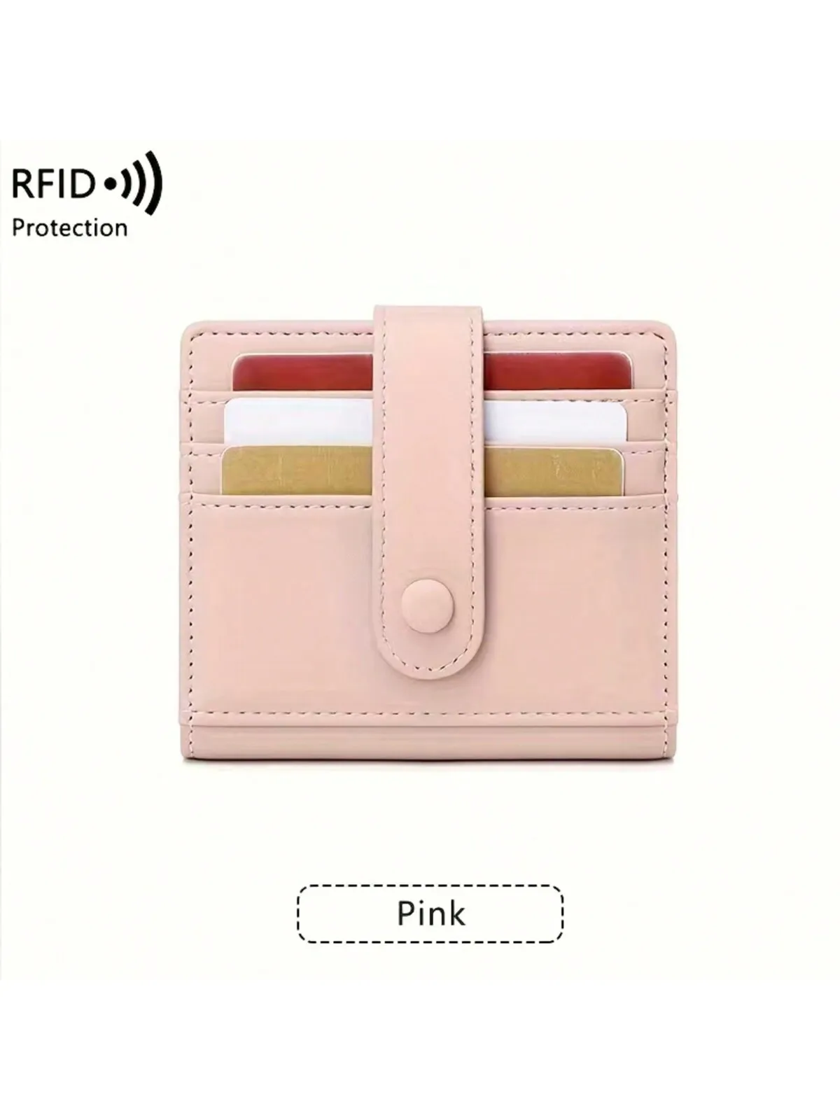 

Маленький RFID-кошелек для кредитных карт с защитой от кражи и несколькими картами — дорожные аксессуары для женщин — легкий, компактный, безопасный и стильный B