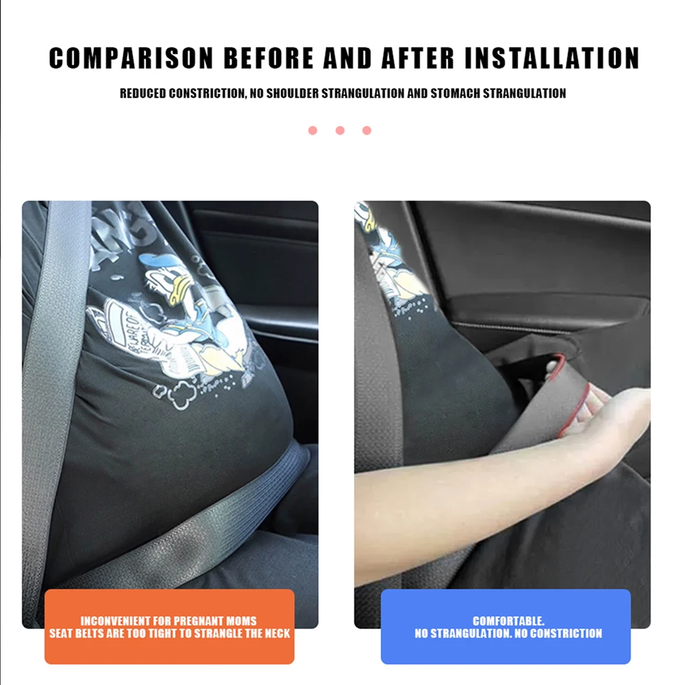 PU Leather Car Seat Belt  Fixed Limit With Card Clip Interior Accessories for Volvo R Design T6 AWD C30 C40 C50 C70 S40 S60 S70