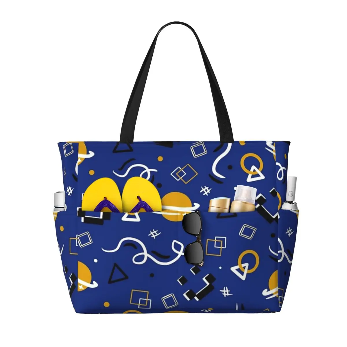 Quackity Inspired Arcade Beach Travel Bag, Tote Bag Customizable Adult Gifts Birthday Gift Multi-Style Pattern