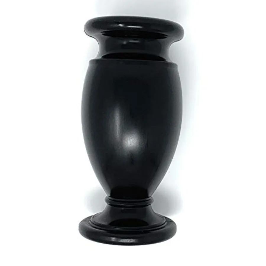 

Ваза для цветов на кладбище - пластиковая, под камень, с металлическим штырем для крепления, декоративное украшение для могил и надгробий