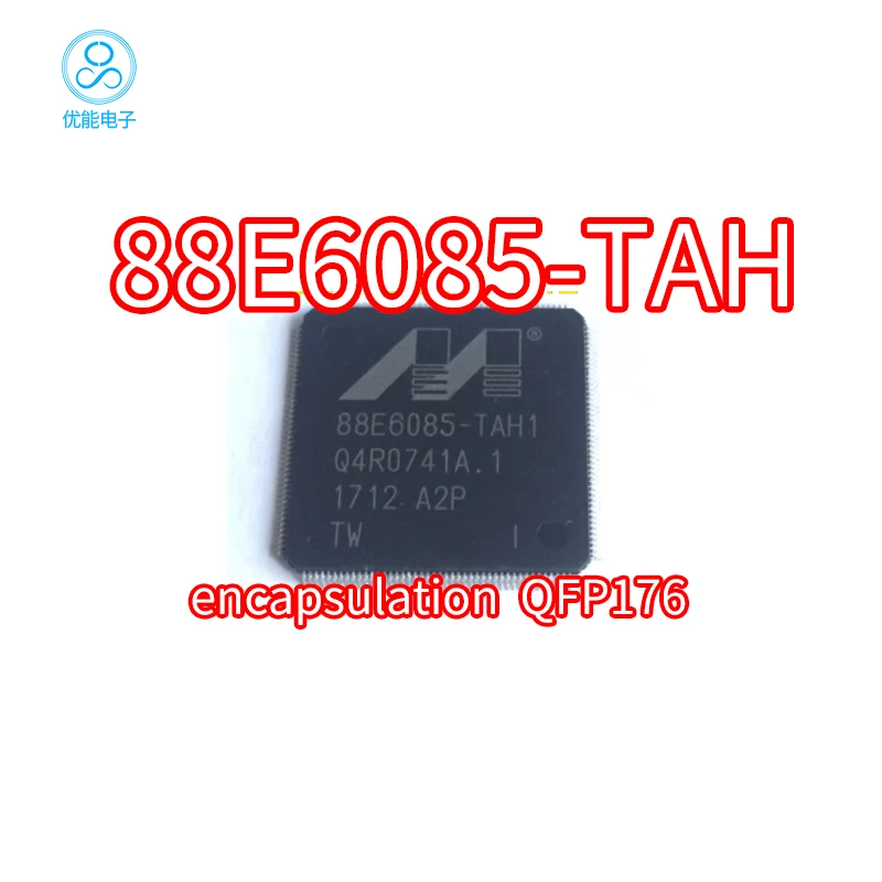 Authentic 88E6085-A2-TAH1I000 88E6085-TAH1 Package QFP-176 88E6085-A2