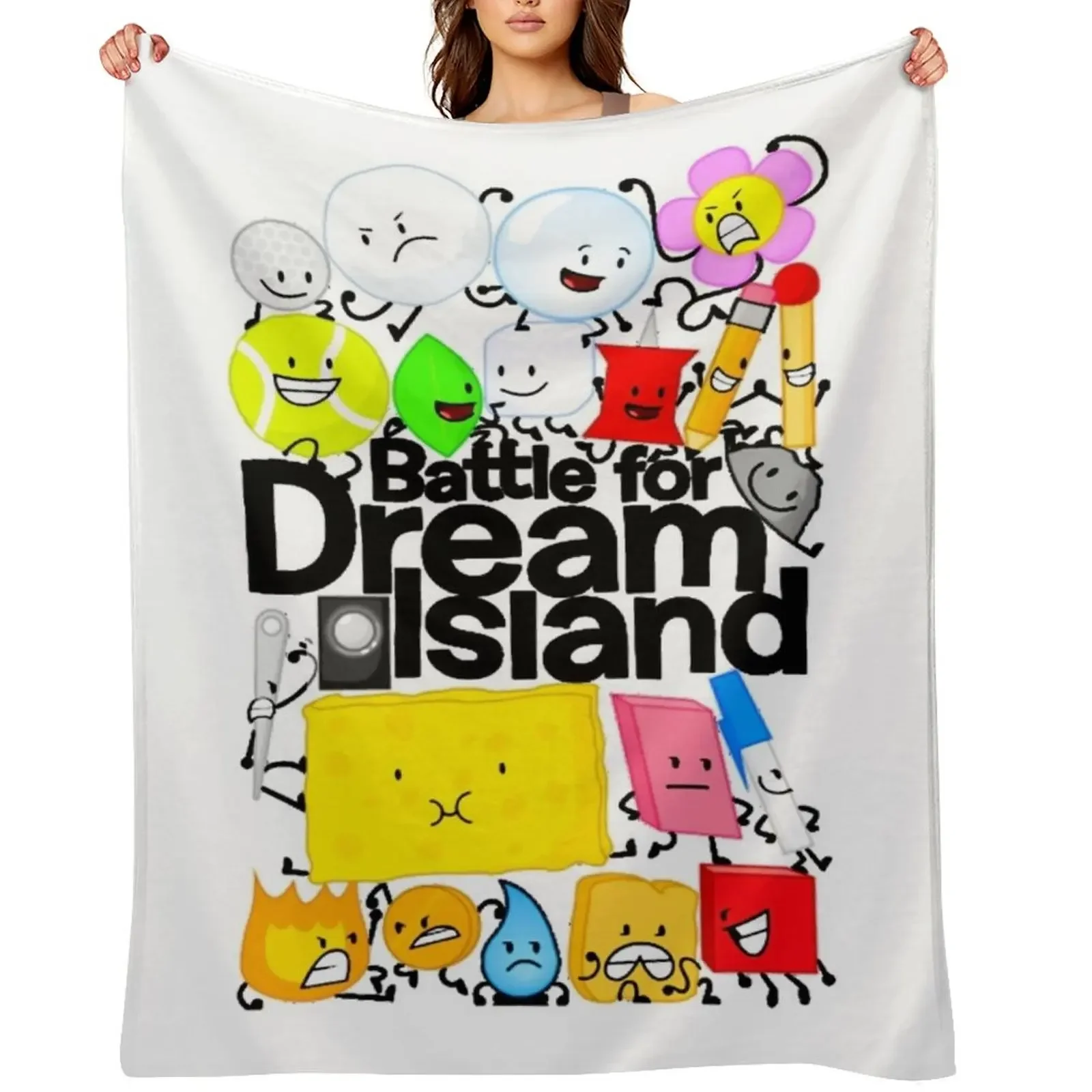 

Battle for dream island Throw Blanket wednesday Bed linens Decoratives Luxury Throw Blankets