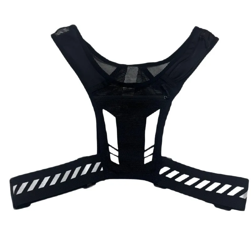 AliExpress NONE Ultra-Light Reflective Running Vest High Visibility Safety Gear with Phone Water Bottle Pocket Breathable Cycling Harness for Ni