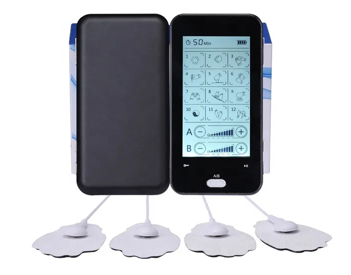 Electric Body Massager Low Frequency Pain Relief Health Medical Tens Unit Therapy Machine
