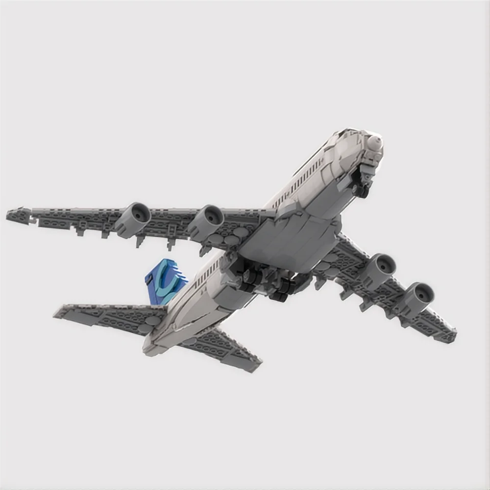 1292PCS Building Blocks MOC Boeing 747 Manned Passenger Aircraft  Bricks Space Shuttle Model DIY Toys Kids Christmas Gifts