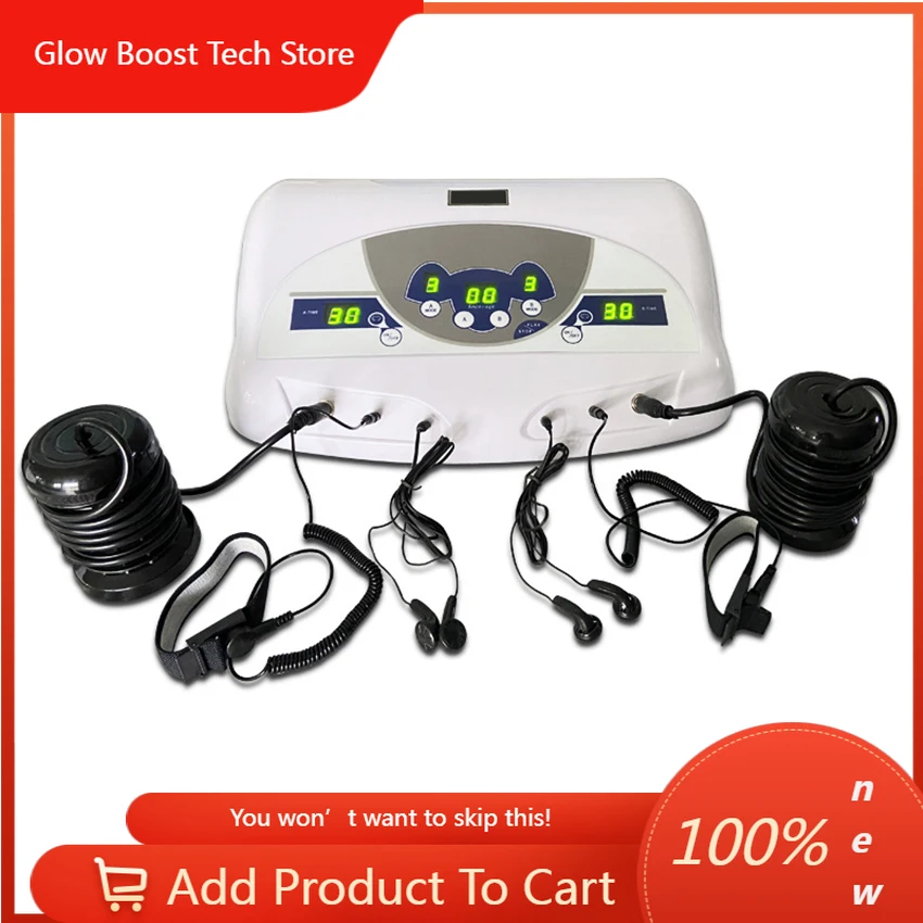 

NYDual Ionic Cleanse Detox Foot Bath Massager Foot Spa Bath Detox Cell Spa Machine Foot Massage Relaxation Instrument