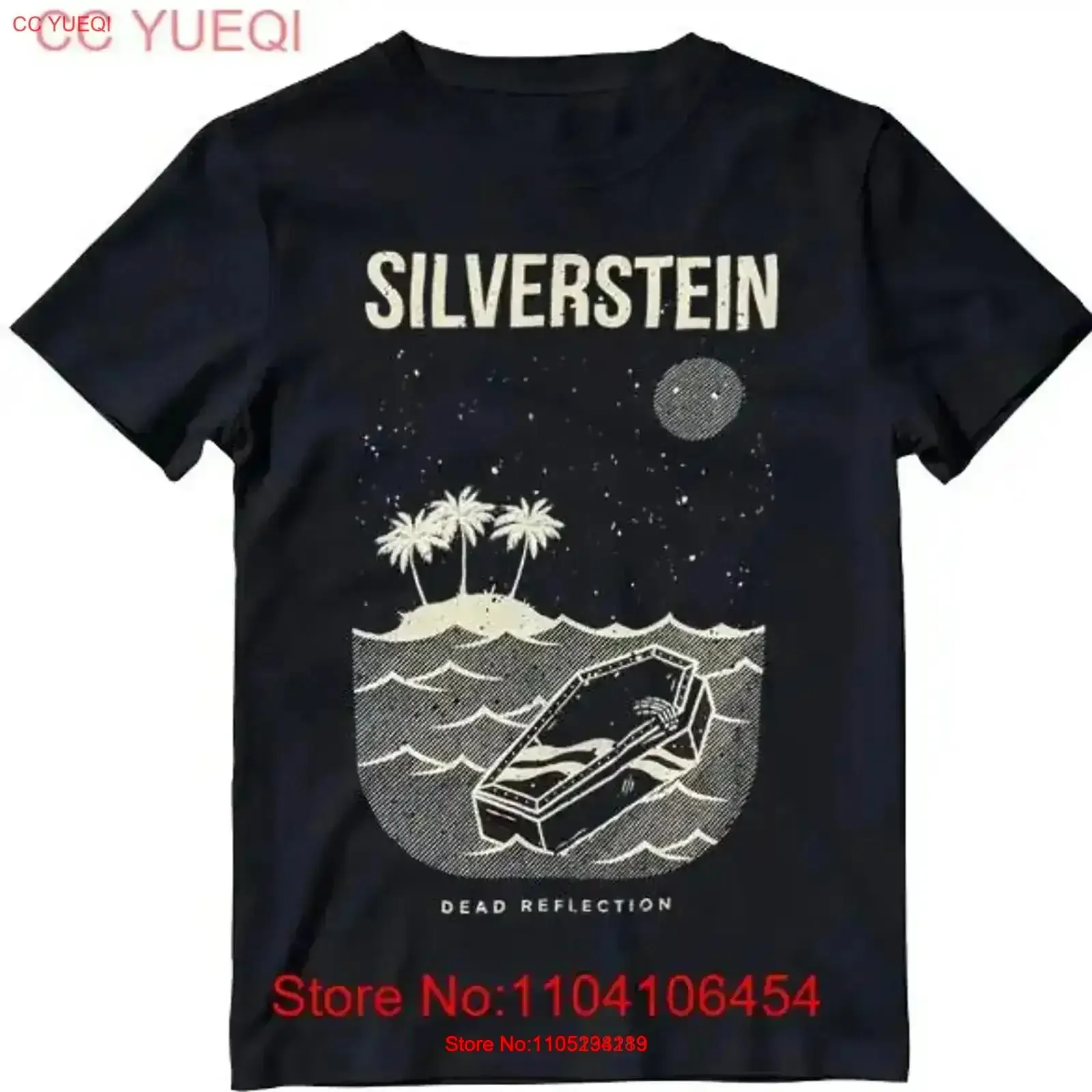 

Silverstein T shirt graphic HOT gift dad father day vintage Washed Casual Breathable Slightly Top For Everyday Wear homme