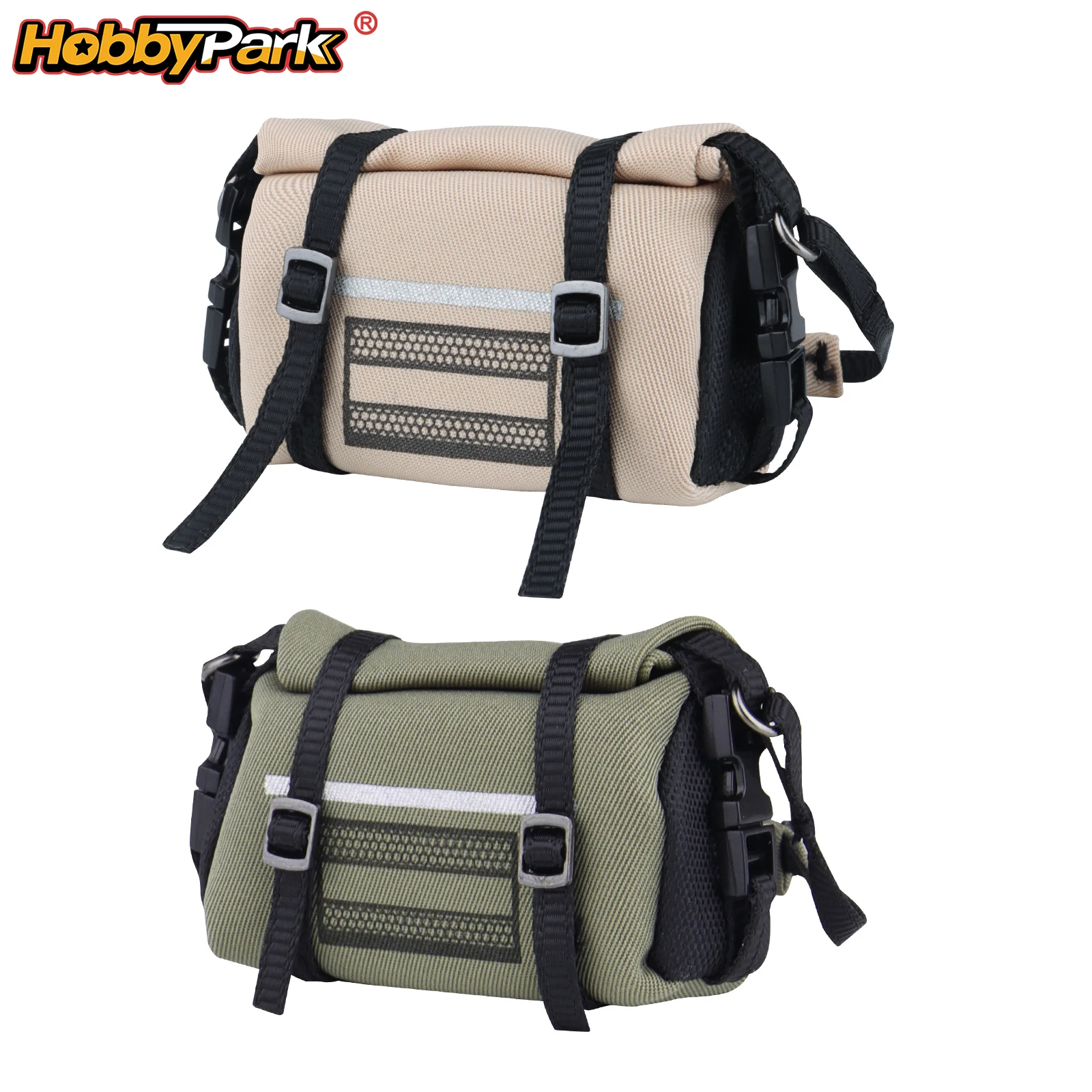 HobbyPark Simulated Mini Luggage Bag Lycra Travel for TRX4M SCX24 1/18 1/24 RC Crawler Trucks Accessories 1pc