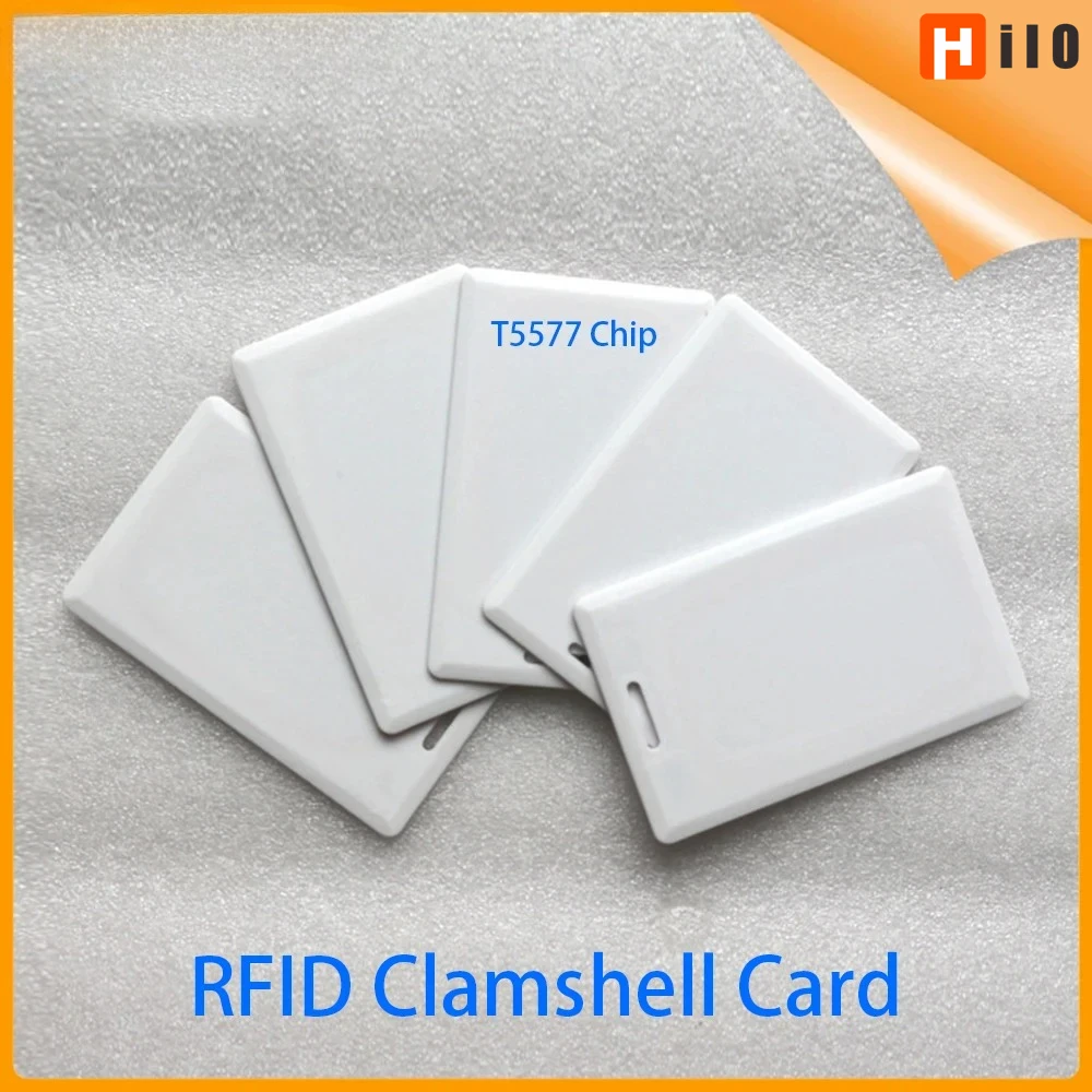 Hilo RFID T5577 Blank Card Chip Cards 125 Khz Copy Rewritable Writable Rewrite Duplicate 125Khz RFID T5577 Writable Thick