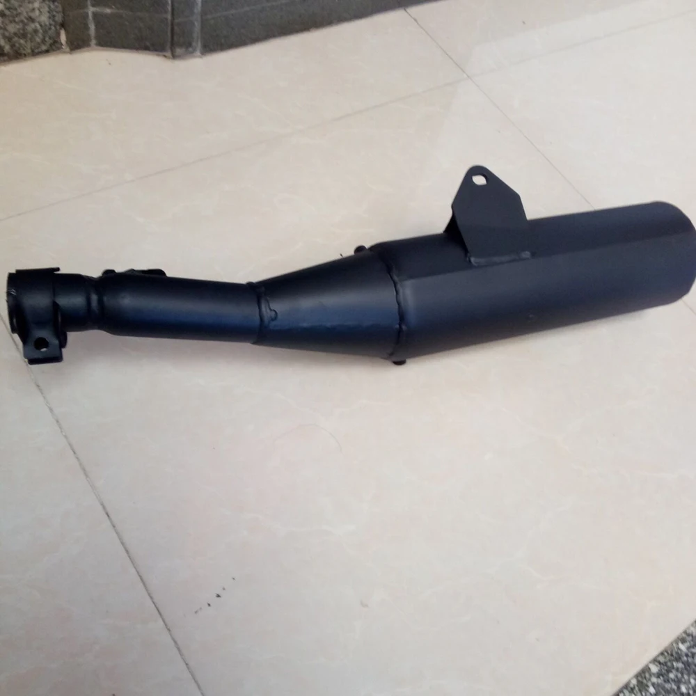 Motorcycle Exhaust Pipe for Suzuki Qingqi Motocross for GXT200 QM200GY-I-II GS200 Dirtbike Escape Muffler Outlet Heat Protecter - view 5