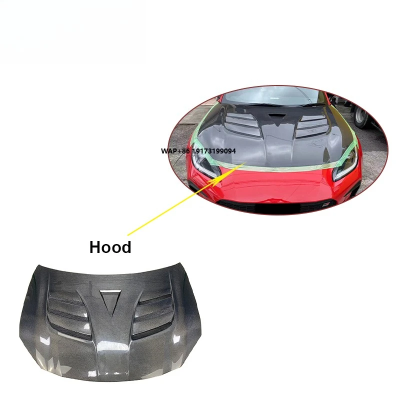 

BRZ 2019-2022 Front Hood Ventilation Cover Body Kit Carbon Fiber for GR86 BRZ Factory-Made Carbon Fiber Engine Hood