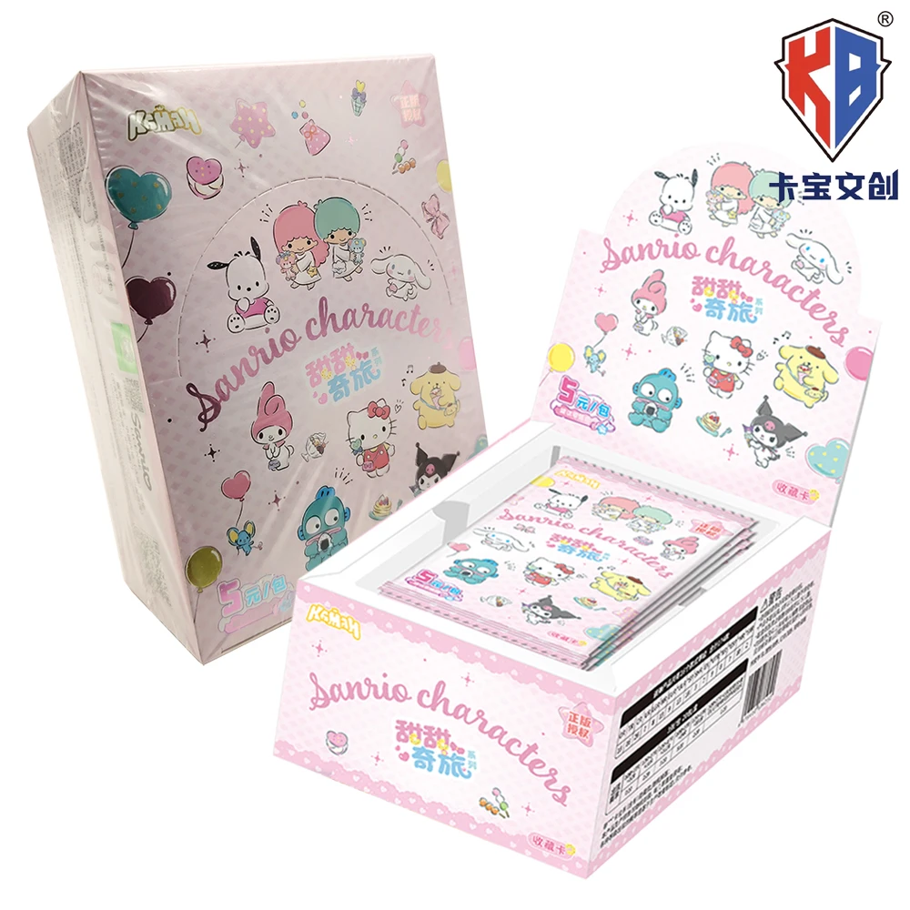 Official KABAO Popular Anime IP Collection Cards Warm and Cute Japanese Cartoon Star Family Limited Edition Cards Desktop Toys