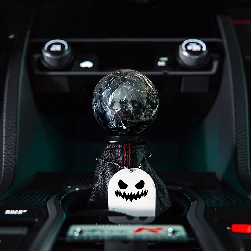 JDM modified gear head, personalized round handball, manual transmission, gear shift, car universal gear lever