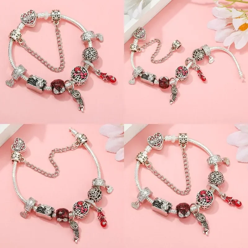 Disney Star Wars Charms Armband Frauen Master Yoda Perlen für Schmuck machen Darth Vader Manda lorian BB-8 C-3PO baumeln Armreif Kind