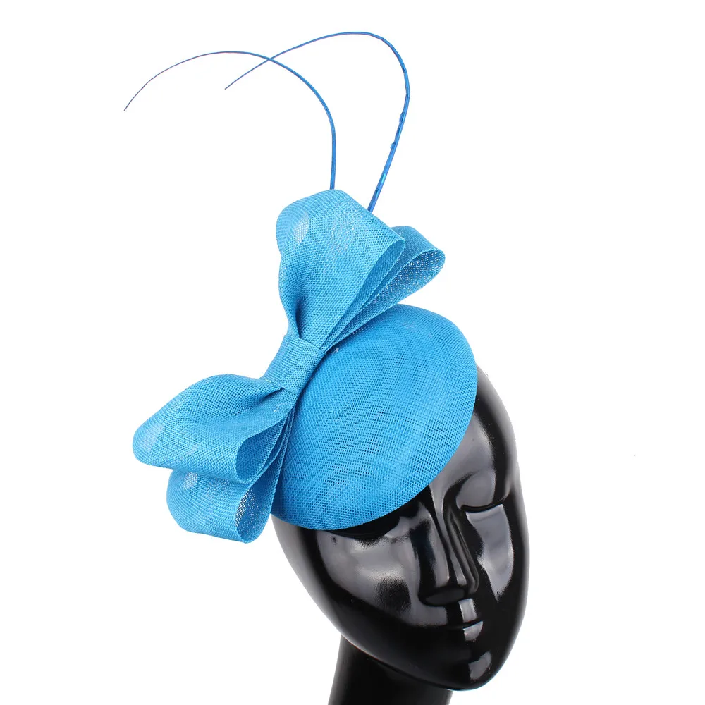 Eleganter Damen-Fascinator für Hochzeitsgäste, Erwachsenen-Party-Kopfbedeckung, Polyester-Brautkopfschmuck SYF127 Haaraccessoires – Detail 3