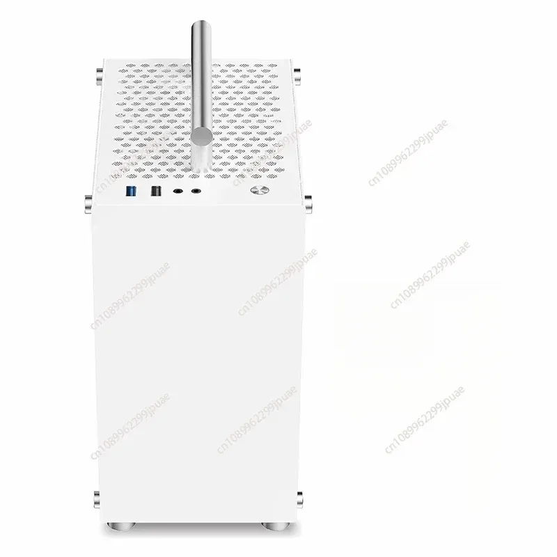 Mini ITX Portable Desktop PC Case SFX Power Side Transparent Panel Gaming Small Tower Pink Blue White Enclosure