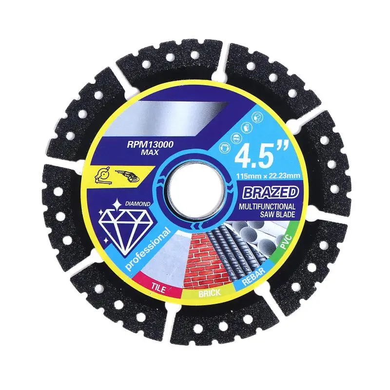 

115mm Metal Cutting Diamond Blades Angle Grinder Cutting Disc Grinding Wheel Tool For Steel Concrete Stone Marble Cutting