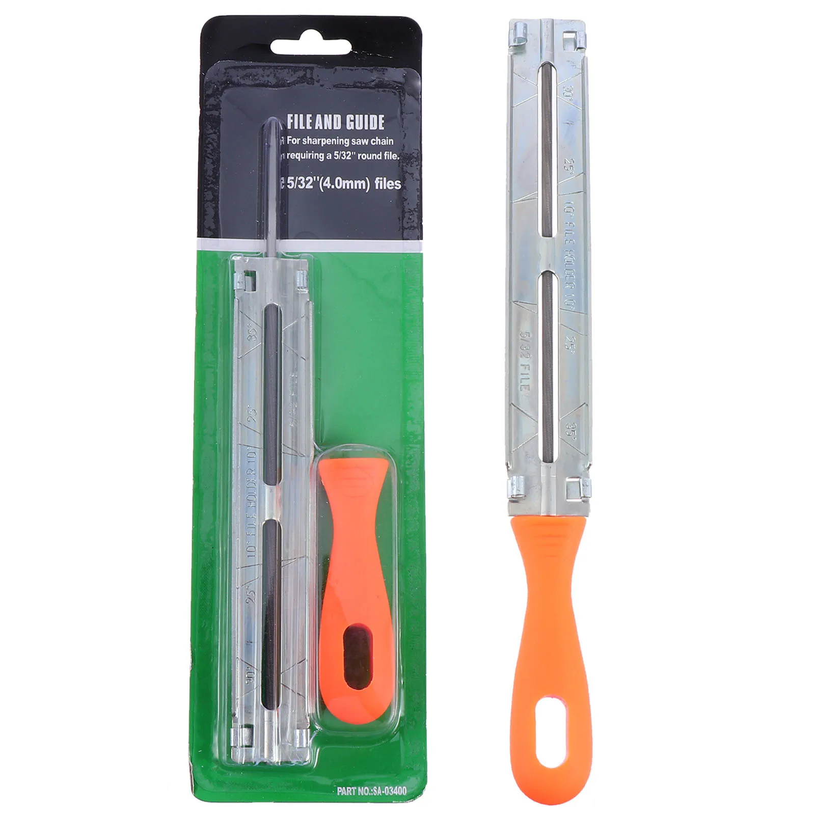 

1Set Chainsaw File Sharpener Set Strong Durable Handle for Woodworking Metal Plastic Quick Sharpening Chainsaw Sharpener