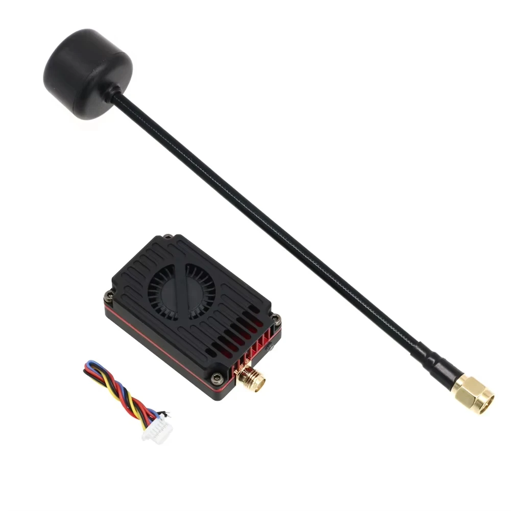 RUSHFPV OverShoot 3.3G 4W VTX รองรับ IRC Tramp Protocol 7-30V เครื่องส่งสัญญาณ 3.3GHz แว่นตา VRX โมดูล FPV Long Range Drone