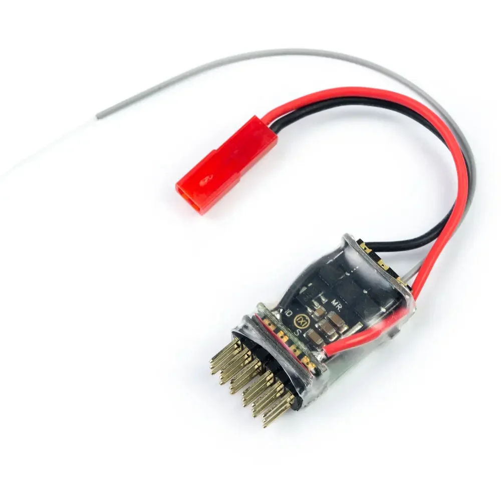 FR7012 2,4G 6CH Mini receptor 2-3S incorporado 15A sin escobillas ESC 2A/5V BEC para Futaba FRSKY F3P RC avión Drone