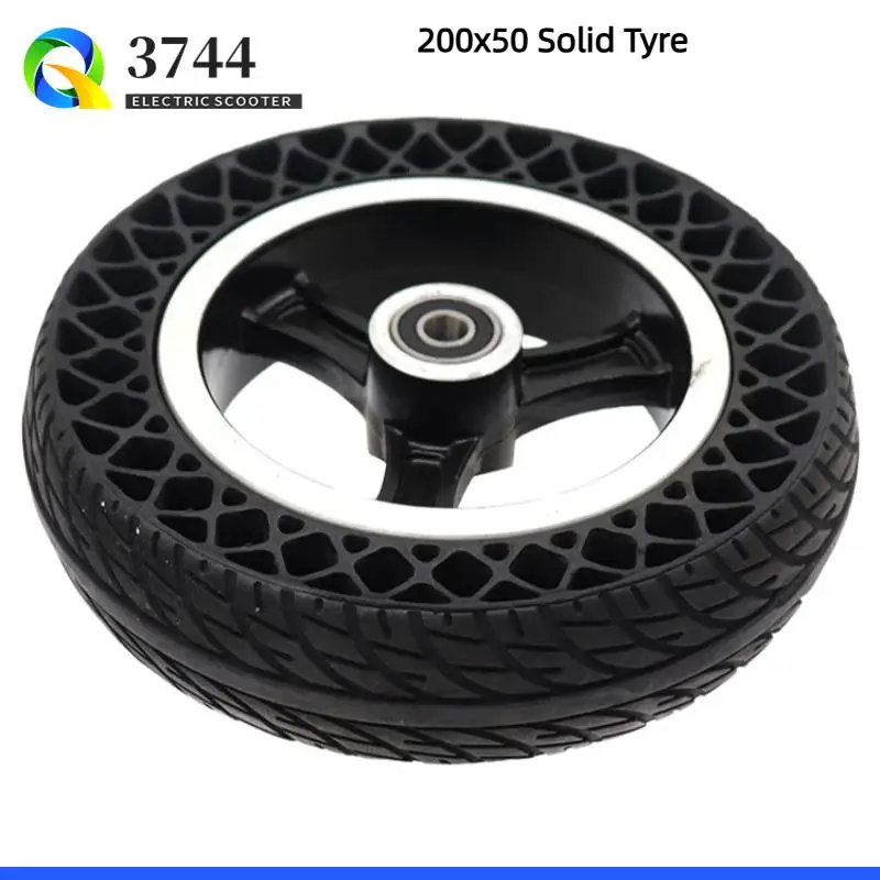 8 Inch 200x50 Solid Tire For KUGOO S1 C3 S3  Electric Scooter Wheel Explosion-Proof Porous Honeycomb Tire