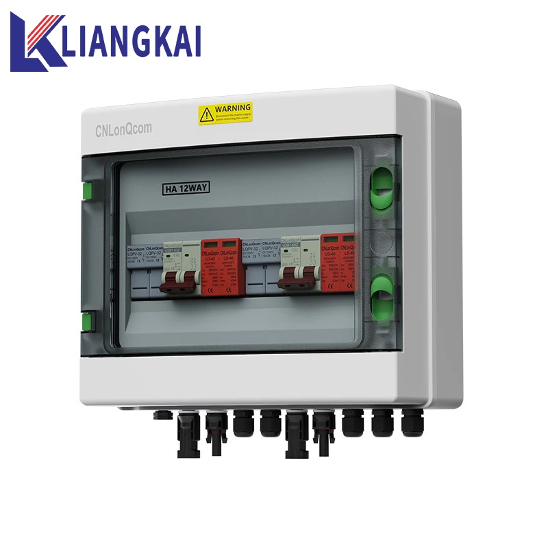 

TLF Liangkai HA12WAY IP65 Waterproof DC500V/1000V Lightning Protected 1-Socket 2-in-1 Junction Box Power Distribution Equipment