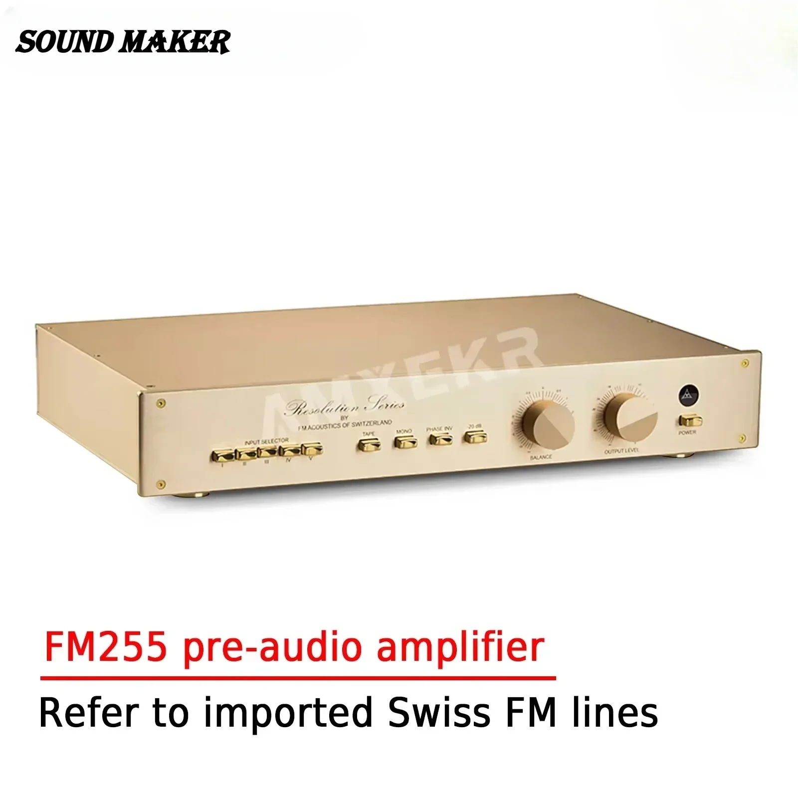 

Sound Maker- FM255 Reference Imported Swiss FM Line Classic Fever Pre-stage Home Preaudio Amplifier Phono Preamp