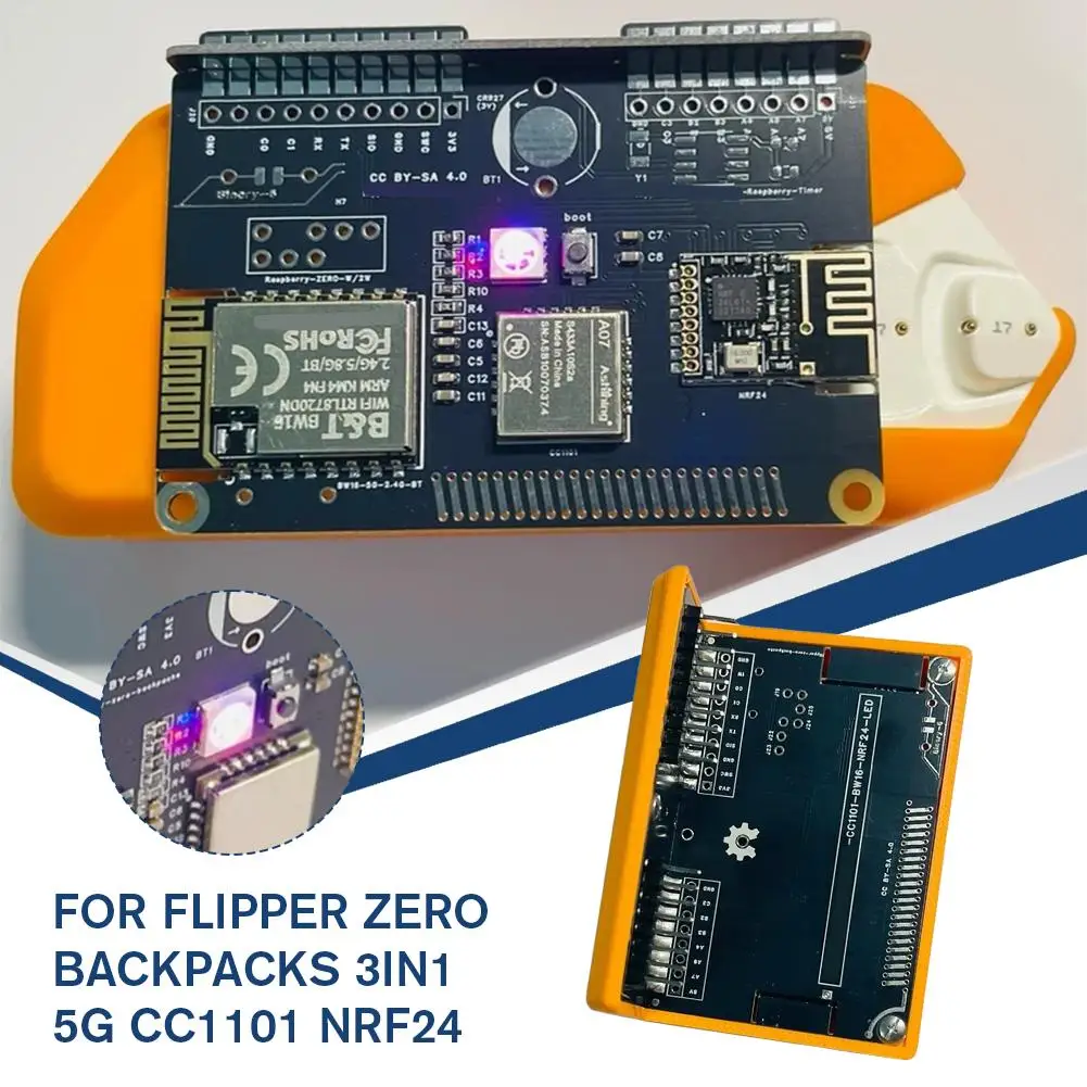 For Flipper Zero Backpacks 3-in1 5G CC1101 NRF24 Module Compatible With Flipper Zero 3-in-1 Backpack Module