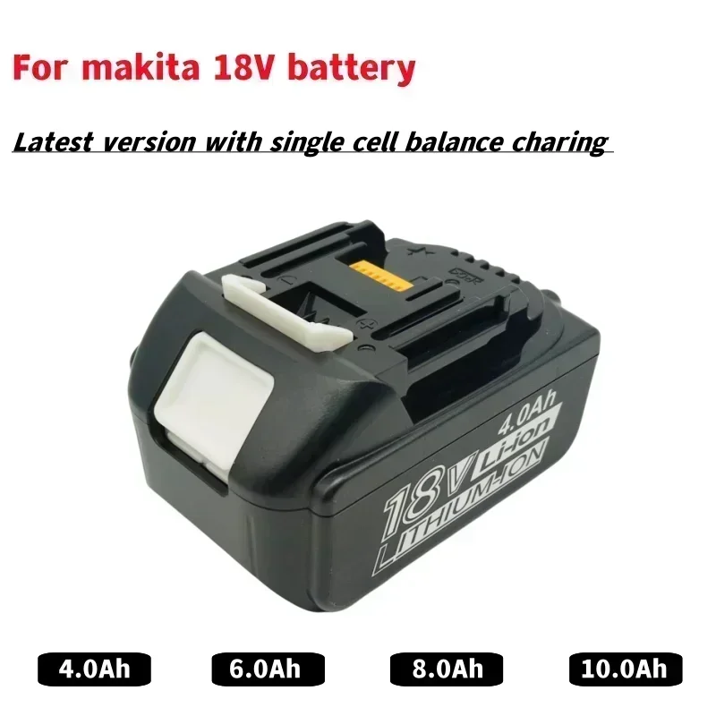 100% Original For Makita 18V 6000mAh Rechargeable Power Tools Battery with LED Li-ion Replacement LXT
