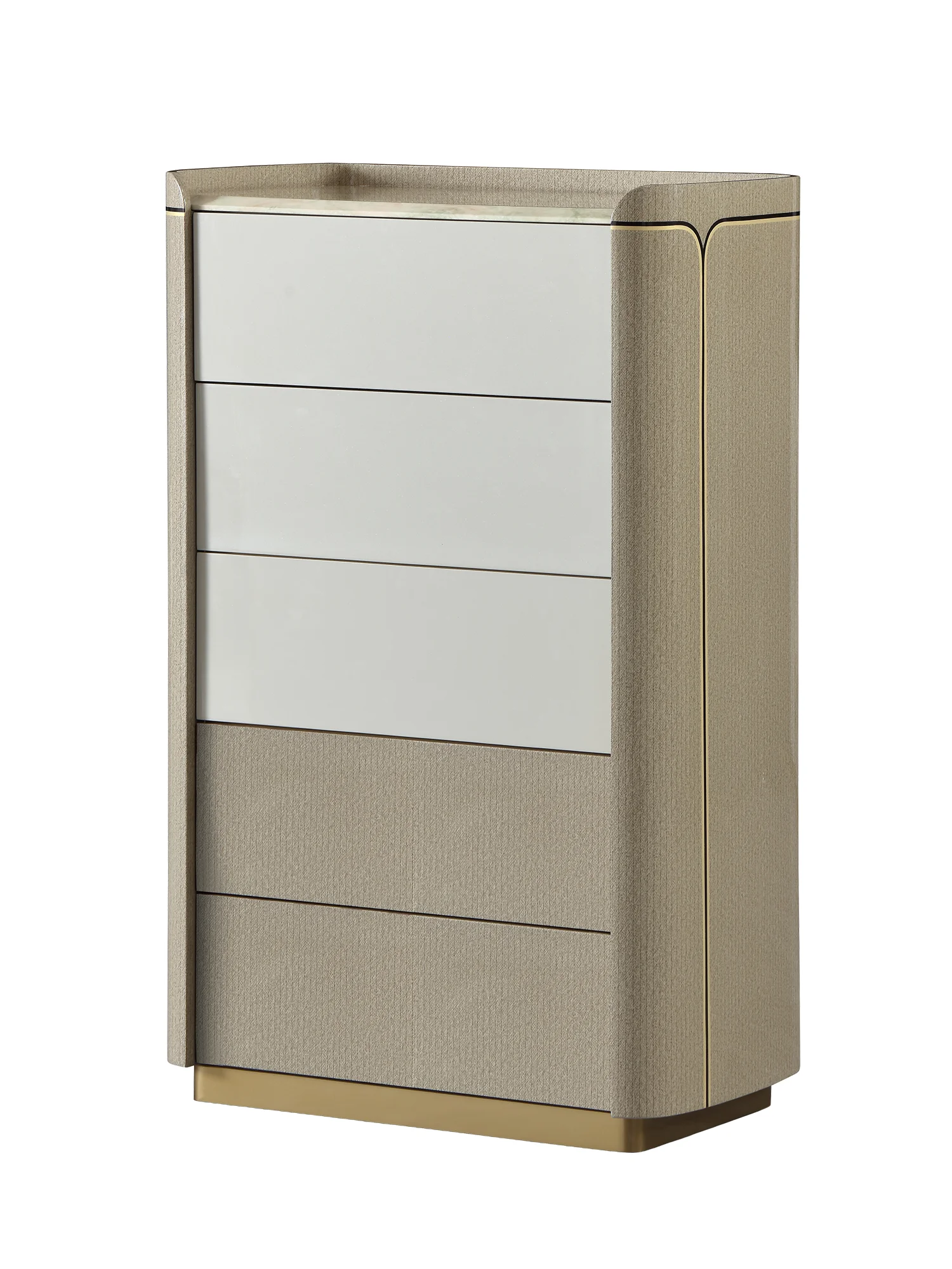 Modern Italian light luxury simple chest of drawers master bedroom storage storage decorative cabinet