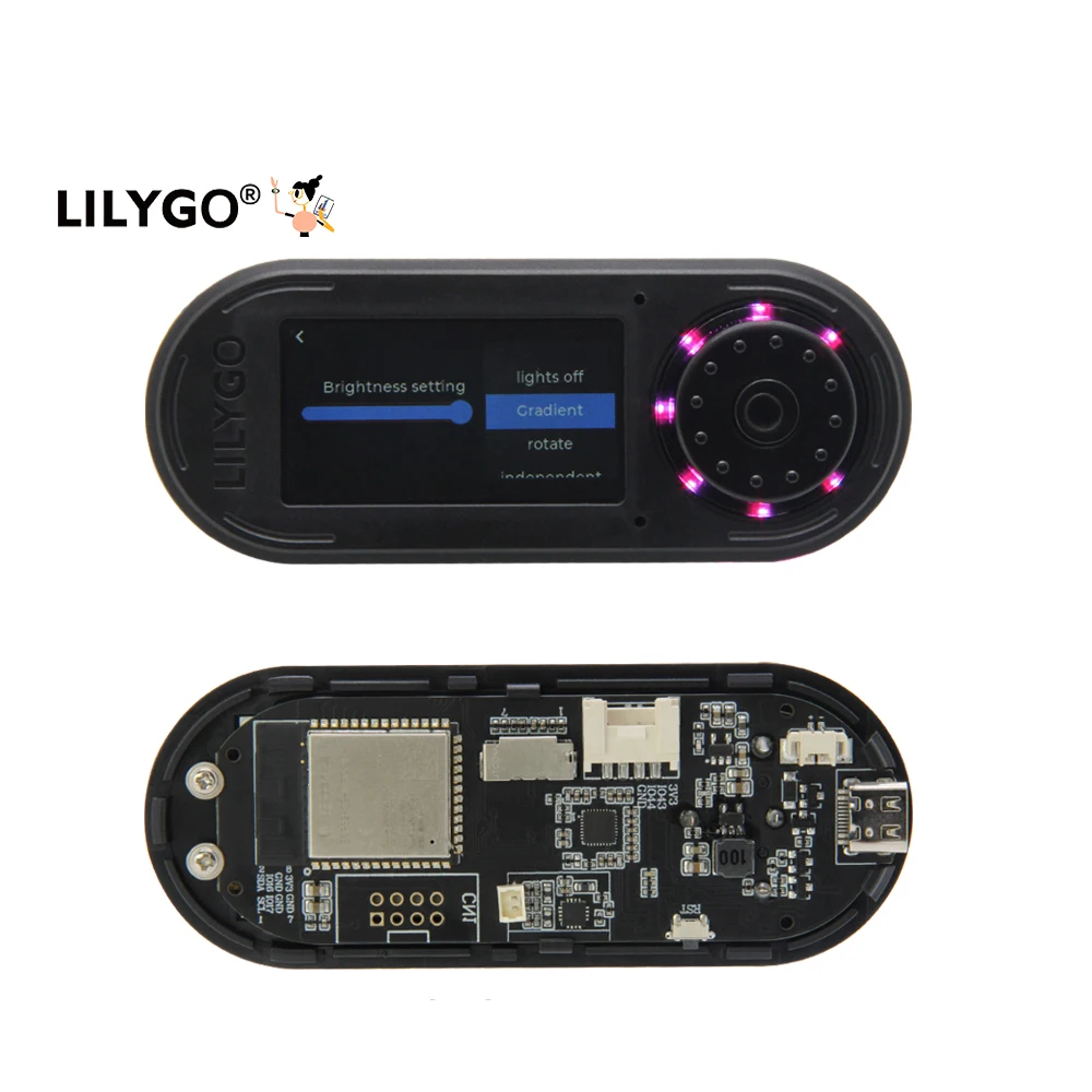 T-Embed ESP32-S3 Custom Control Panel Macro Knob Embeddable Development Board With 1.9inch LCD Display Screen 16MB Flash