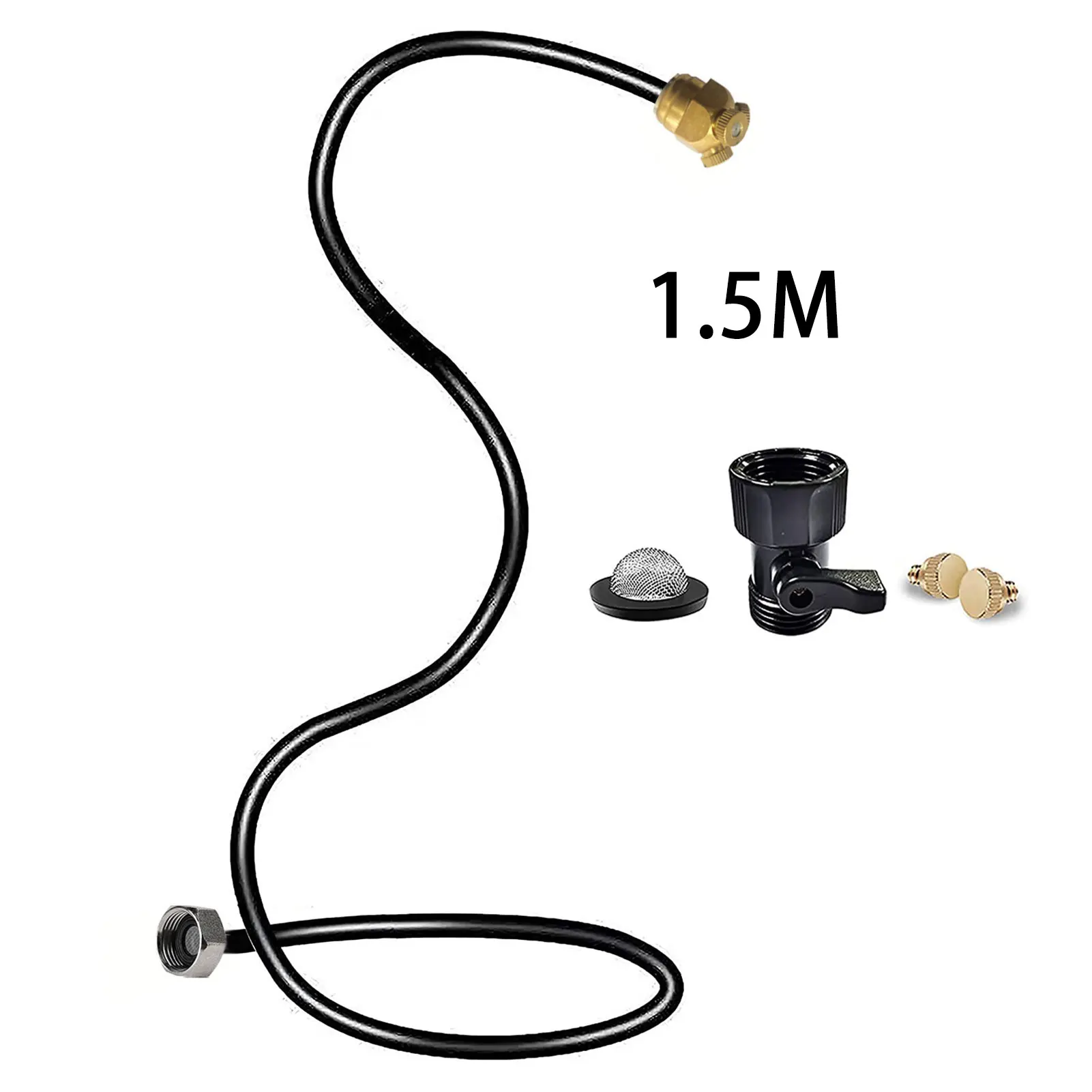 Irrigatore per nebulizzazione d'acqua da giardino sistema di nebulizzazione di raffreddamento portatile all'aperto per le giornate estive calde all'aperto