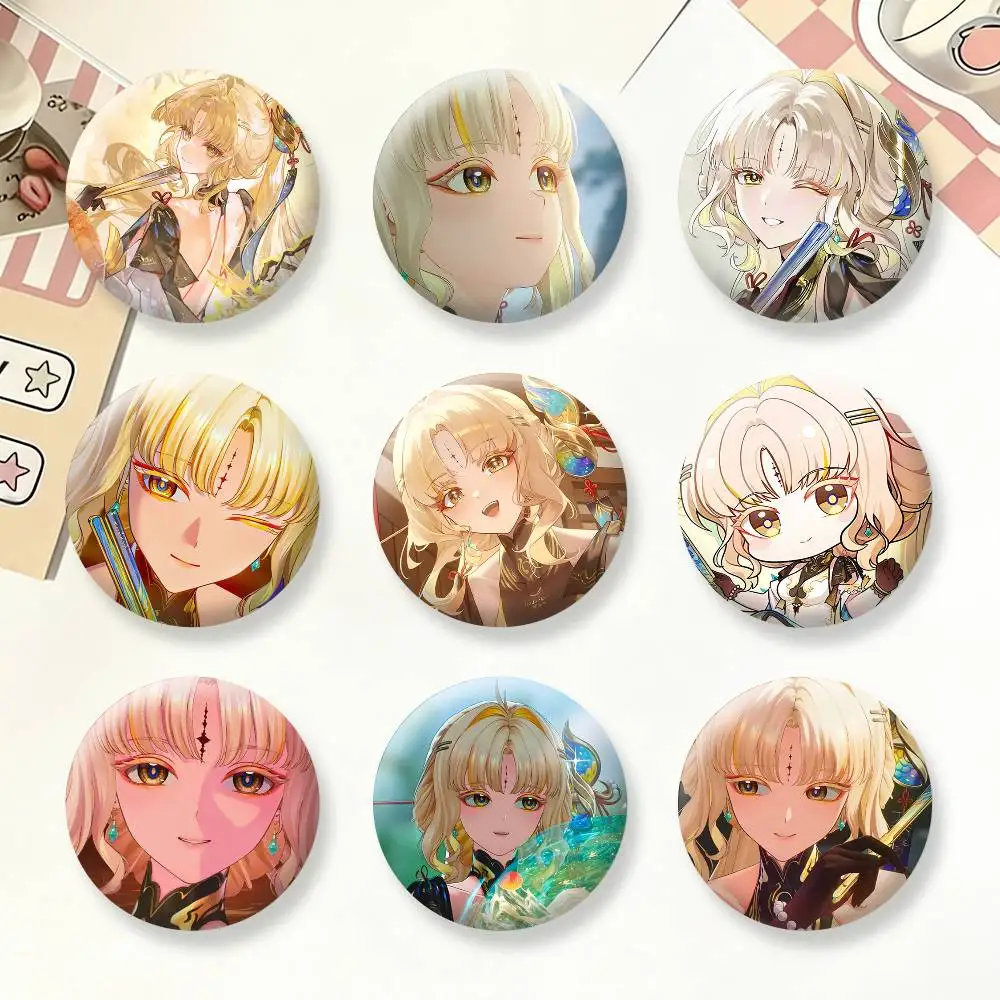 Wuthering Waves Suisui WUWA Brooches Cartoon Badge Pins Backpack Hat Accessories Friend Gift