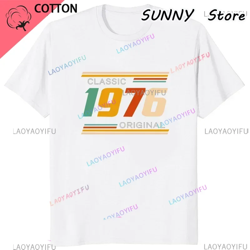 Funny 49 Classic 1976 Original summer print men's and women's short sleeve T-shirt