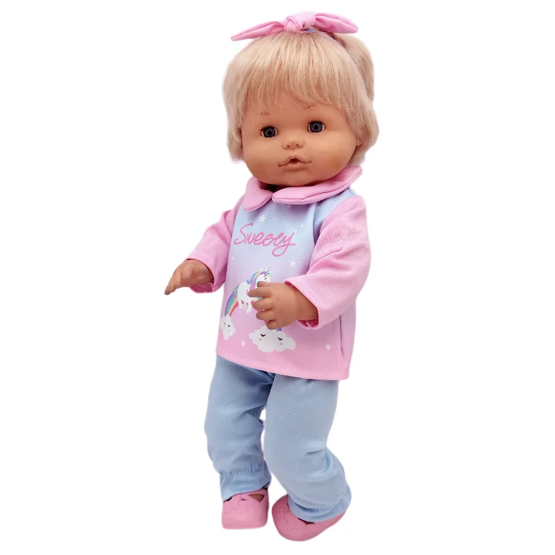 Doll Clothes Sweater Ropa Y Su Hermanita 40 Cm Baby Dolls Clothes Hat Set Child Gift
