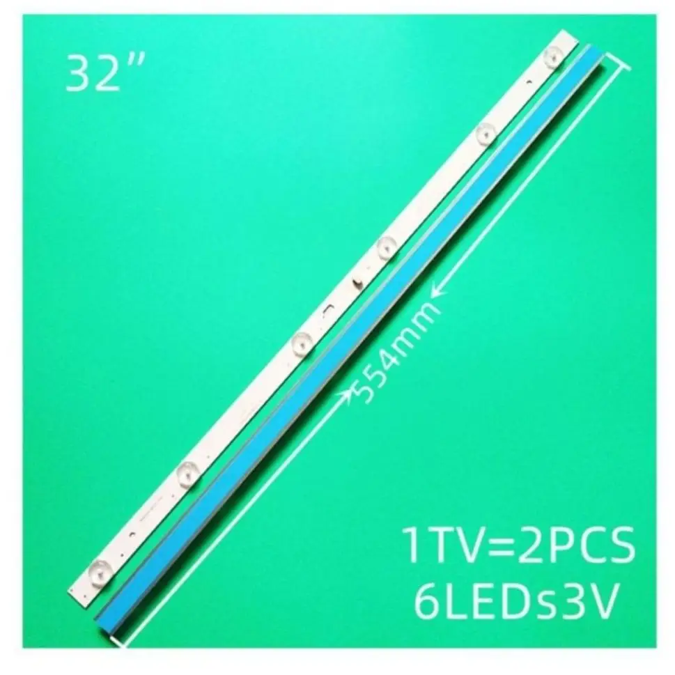 LED strip with backlight for light lamp (2), light lamp 004AS 32D1500 LVW320CSDX E13 V57 LVW320CSDX H32B3913