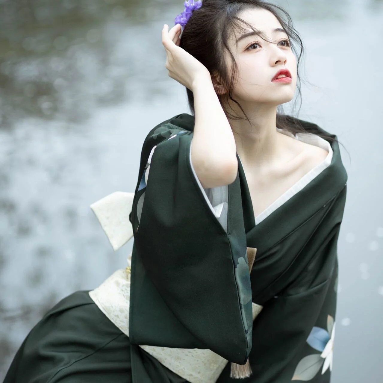 Vestido de Kimono japonés para mujer, albornoz tradicional japonés de verano, vestido Retro Para niña, albornoz de Kimono japonés modificado